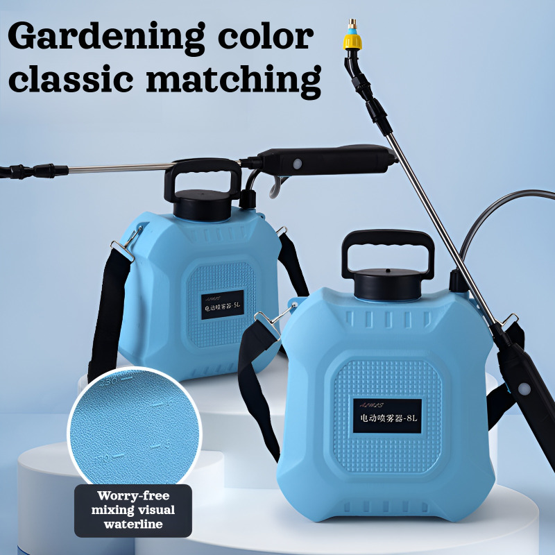 Gardening Tools Rake - กระบอกฉีดน้ำไฟฟ้าแบบชาร์จ USB ขนาด 5 ลิตร/8 ลิตร