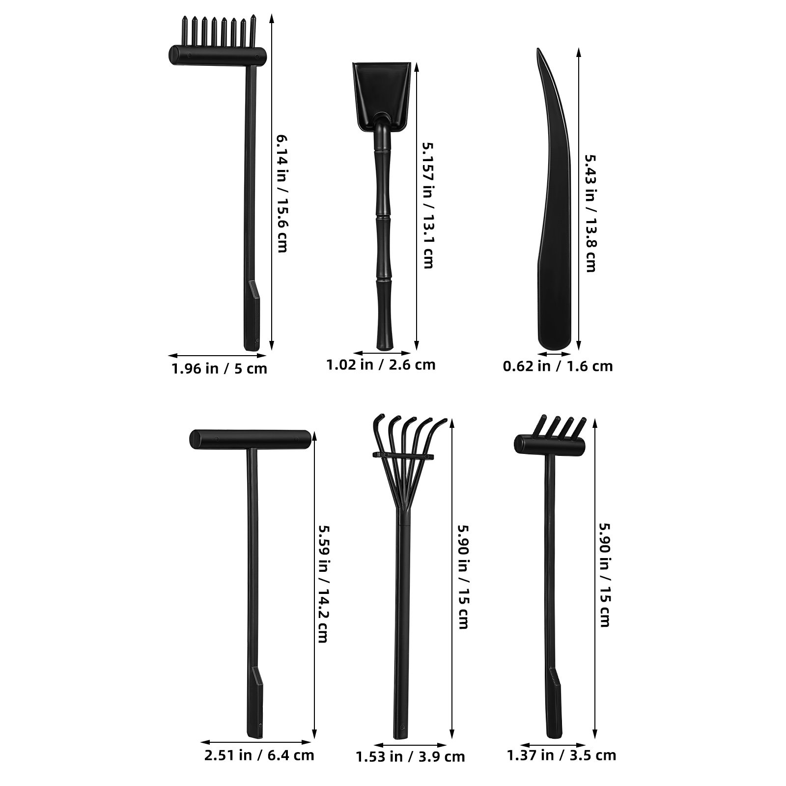 ชุดคราดทรายขนาดเล็ก 6 ชิ้น สำห - Gardening Tools Rake บทวิจารณ์และราคา