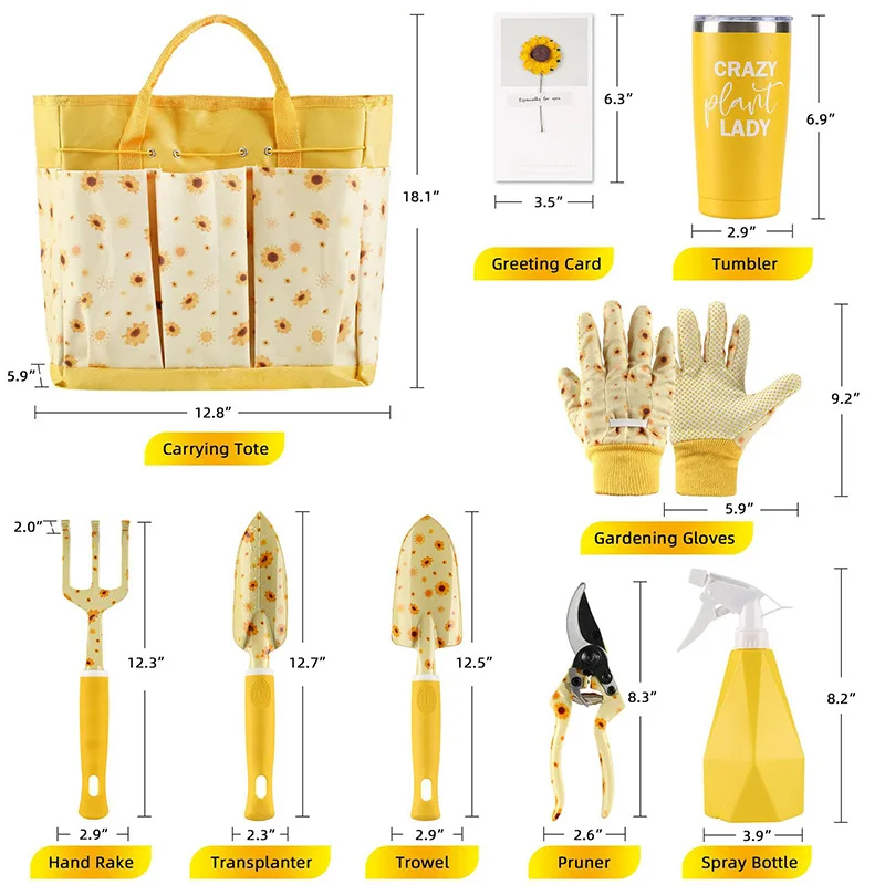 ชุดเครื่องมือทำสวนที่ทนทาน ชุด - Gardening Tools Gift Set บทวิจารณ์และราคา