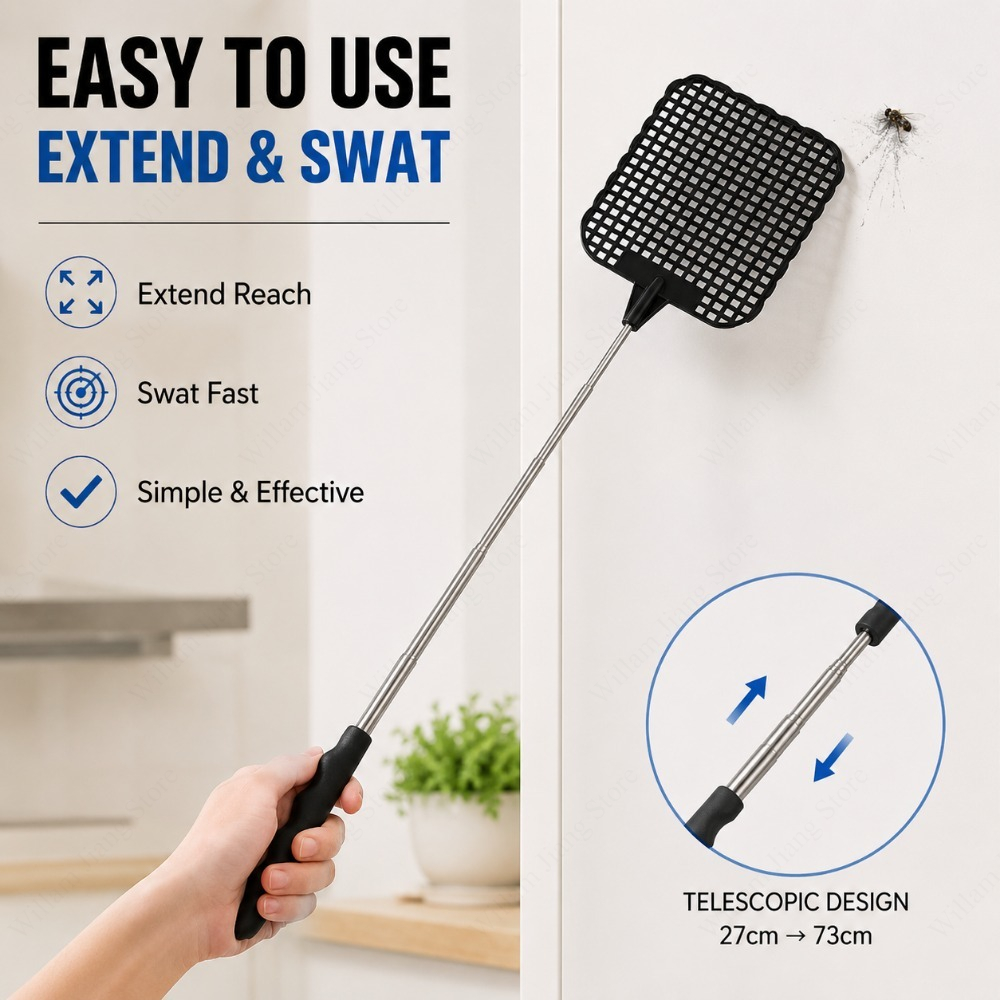 ไม้ตีแมลงแบบขยายได้ ออกแบบมาเพ - Gardening Tools Essential บทวิจารณ์และราคา