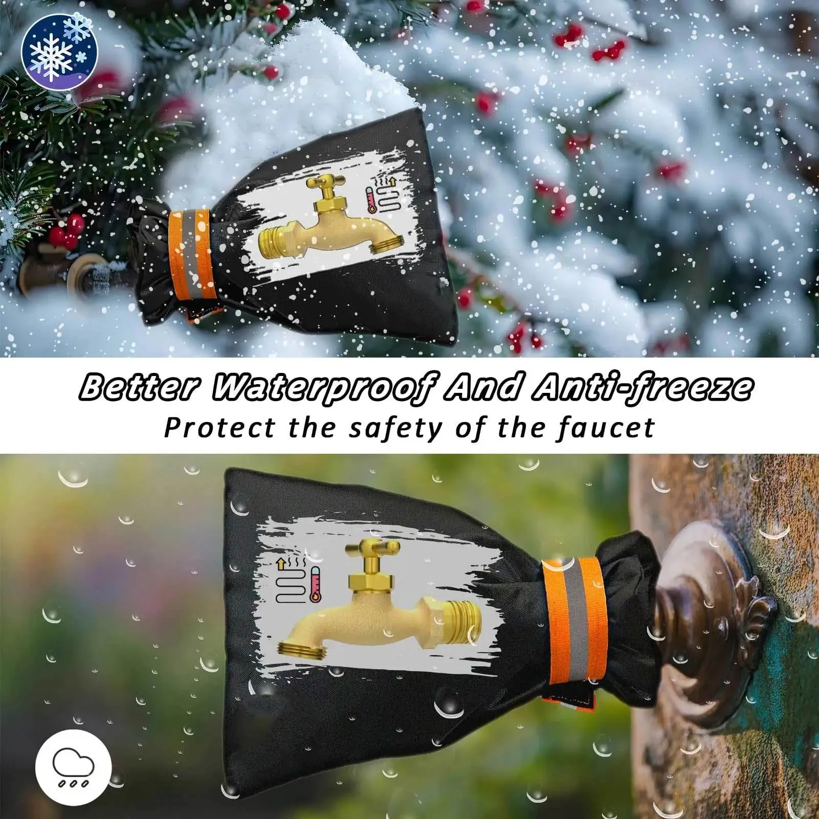ฝาครอบก๊อกน้ำขนาดใหญ่ป้องกันน้ - Gardening Tools Essential บทวิจารณ์และราคา