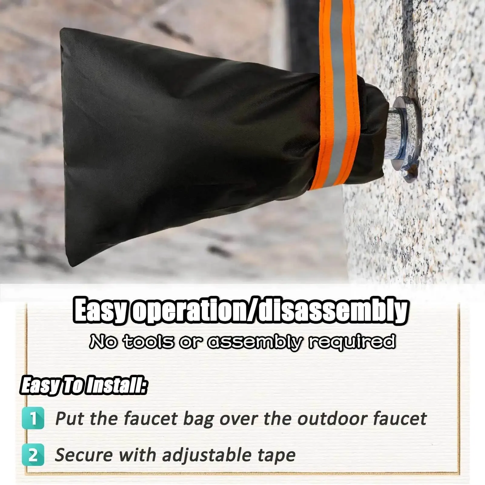 ฝาครอบก๊อกน้ำขนาดใหญ่ป้องกันน้ - Gardening Tools Essential บทวิจารณ์และราคา