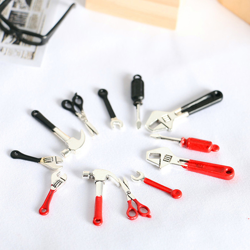 3/4/5/6Pcs Dollhouse Miniature - Gardening Tools Gift Set บทวิจารณ์และราคา