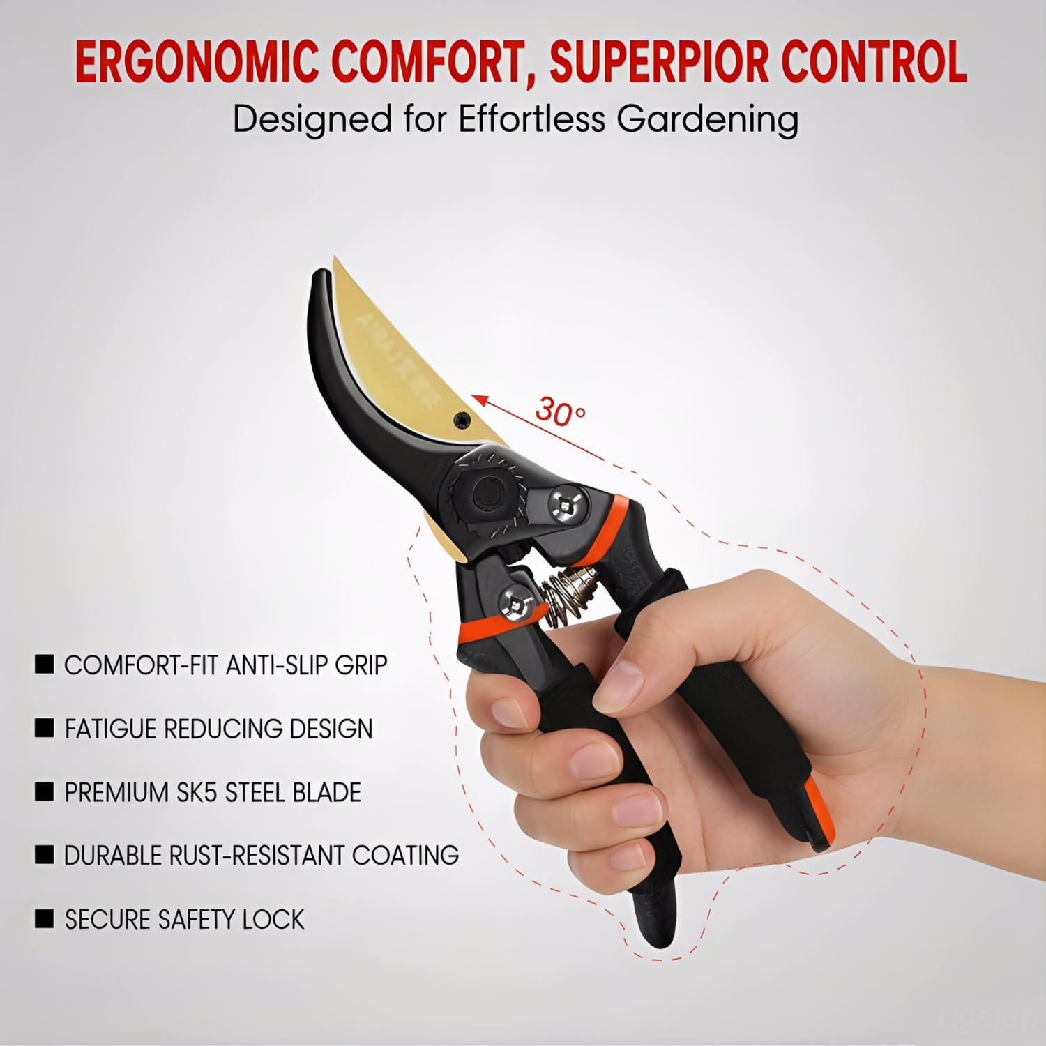 กรรไกรตัดกิ่งแบบ Heavy Duty ด้ - Gardening Tools Sharp บทวิจารณ์และราคา