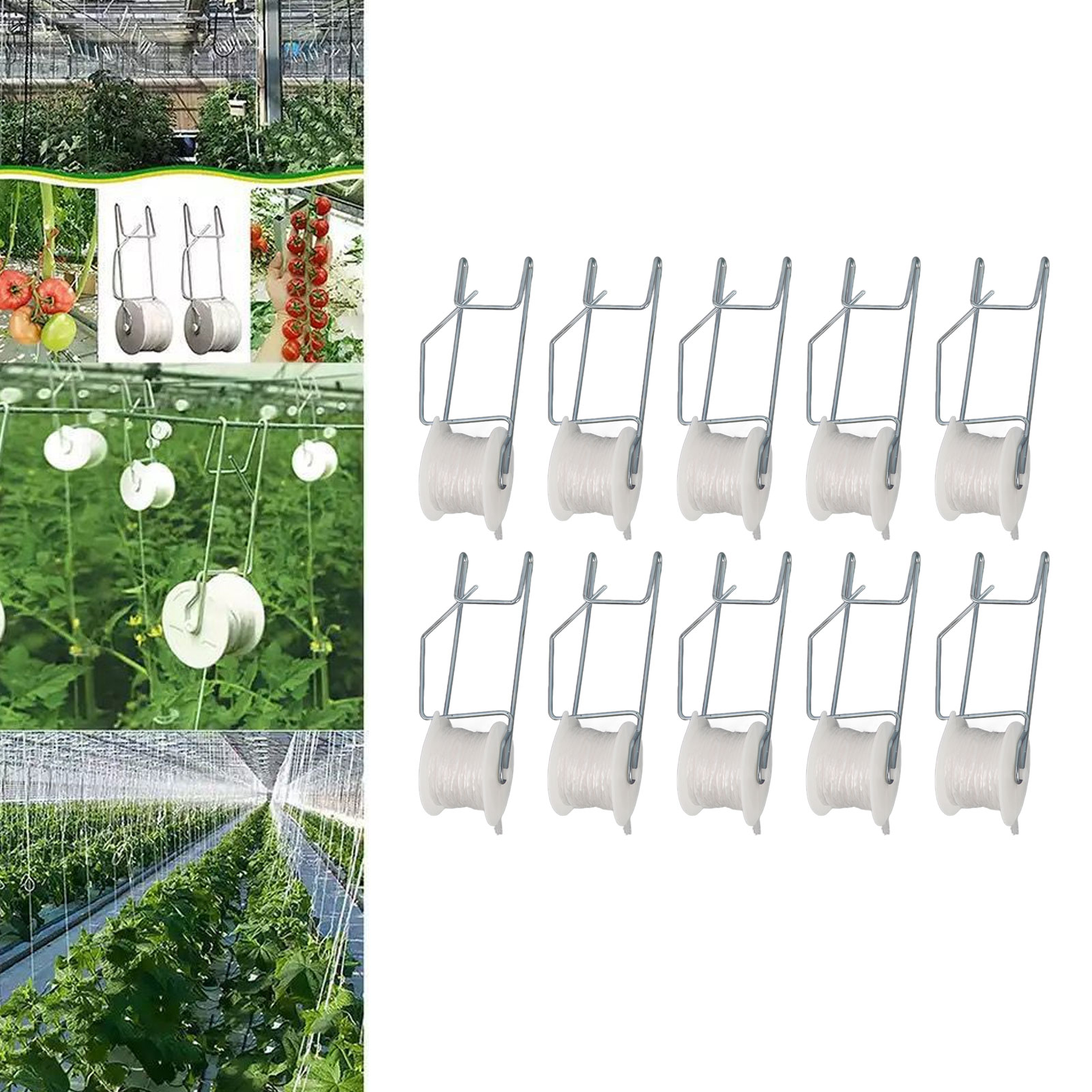 ตะขอเกี่ยวต้นมะเขือเทศ 6-50 ชิ - Gardening Tools Essential บทวิจารณ์และราคา